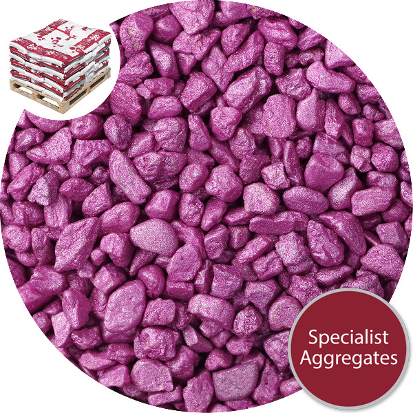 Rounded Gravel - Starburst Pink